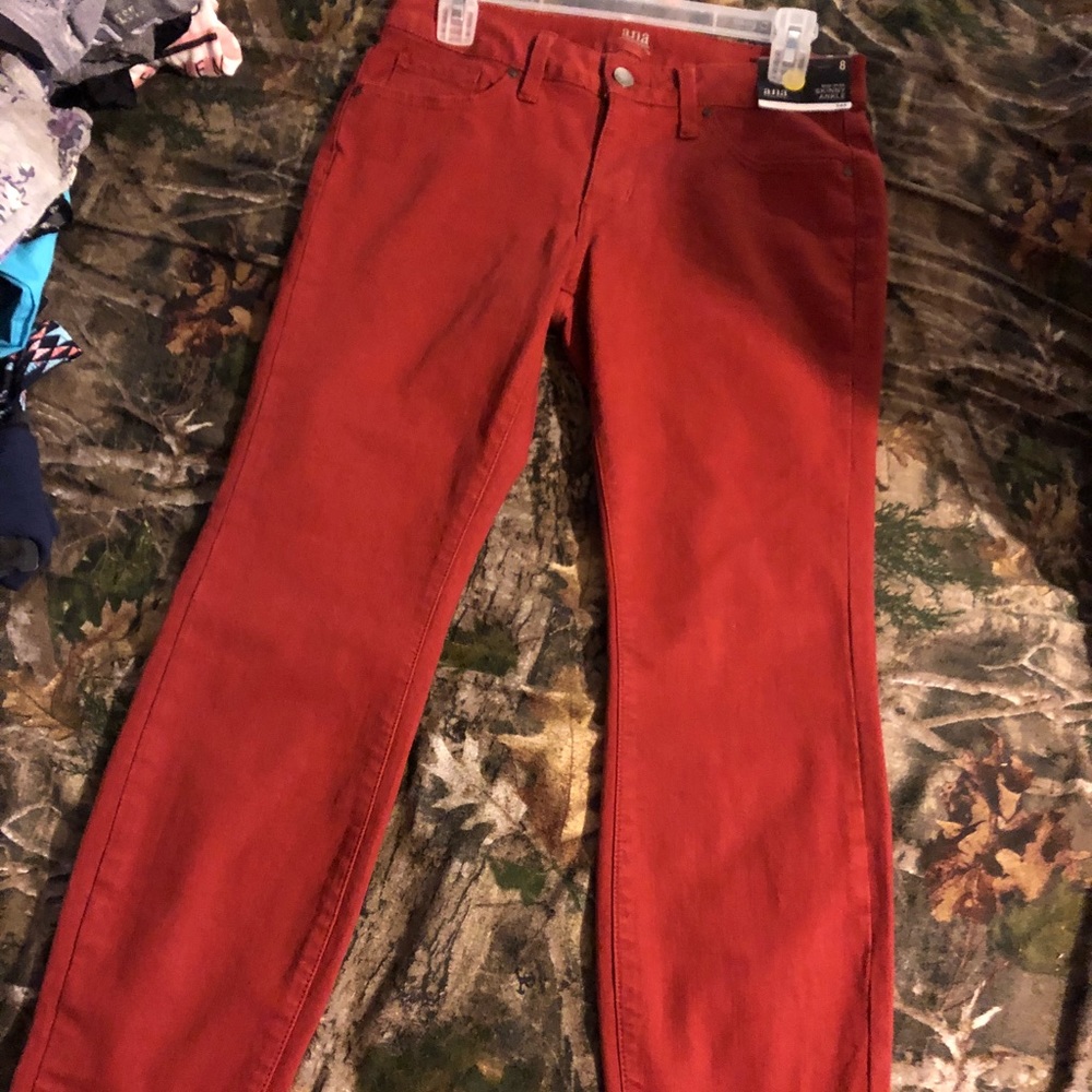 ANA brand, mid rise skinny ankle jeans, brand new.